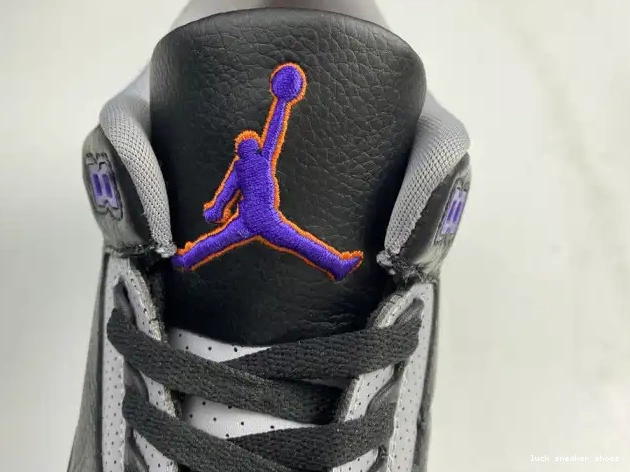 Rep LUCY 3 Purple Air 050 Retro Black Court CT8532 Jordan 0515